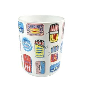 NEW Prima Designs Colorful SARDINE CAN DESIGN Tumbler/Pen & Pencil Holder